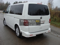 Защита задняя (уголки) 60,3 мм Volkswagen Multivan 2013
